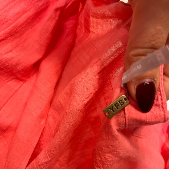 Young Fabulous and Broke Hot Pink Oversized Tunic Top XS - Picture 5 of 10